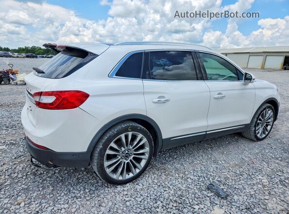 2LMPJ8LP6HBL38998 2017 LINCOLN MKX White უკანა მარჯვენა