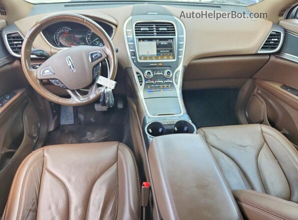2LMPJ8LP6HBL38998 2017 LINCOLN MKX White წინა პანელის ხედი