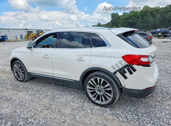 2LMPJ8LP6HBL38998 2017 LINCOLN MKX White უკანა მარცხენა