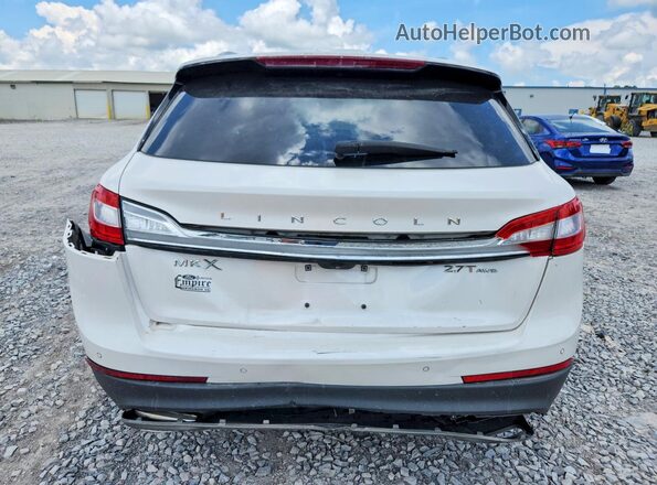 2LMPJ8LP6HBL38998 2017 LINCOLN MKX White უკანა ხედი