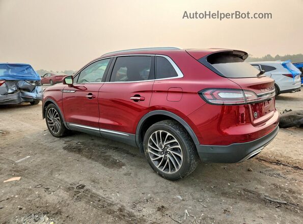 2LMPJ8LP9KBL61053 2019 LINCOLN NAUTILUS Red უკანა მარცხენა