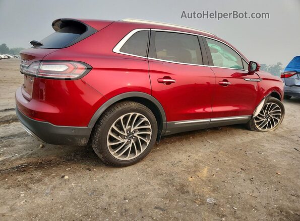 2LMPJ8LP9KBL61053 2019 LINCOLN NAUTILUS Red უკანა მარჯვენა