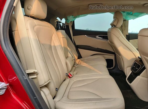 2LMPJ8LP9KBL61053 2019 LINCOLN NAUTILUS Red უკანა სალონის ხედი