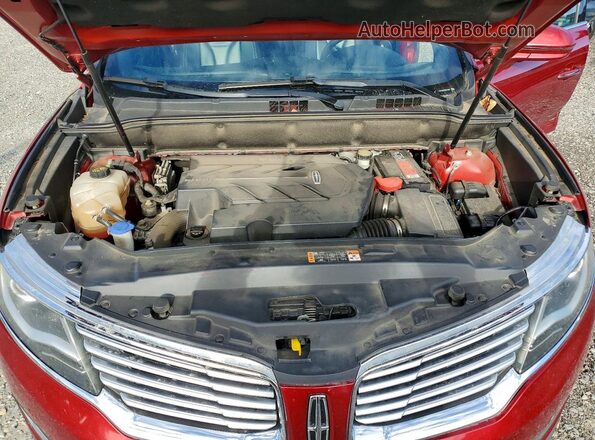 2LMPJ8LPXGBL71887 2016 LINCOLN MKX Red Vista del compartimento del motor