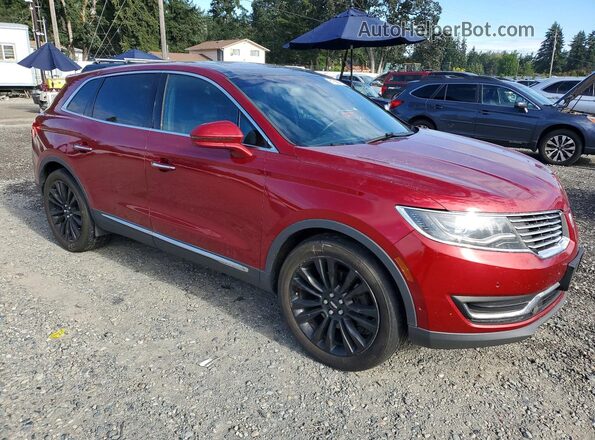 2LMPJ8LPXGBL71887 2016 LINCOLN MKX Red Delantero derecho