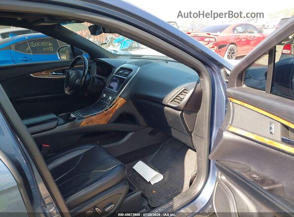 2LMPJ8LPXJBL30277 2018 LINCOLN MKX Blue Front interior view