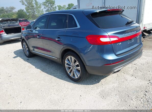 2LMPJ8LPXJBL30277 2018 LINCOLN MKX Blue Rear left