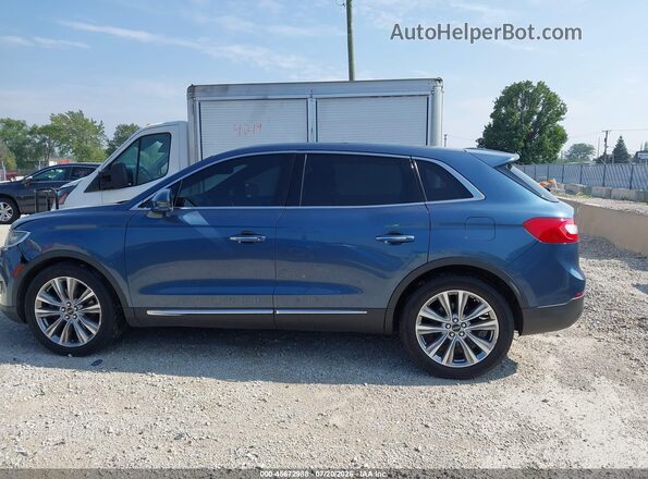 2LMPJ8LPXJBL30277 2018 LINCOLN MKX Blue 360 interior view