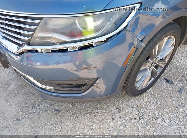2LMPJ8LPXJBL30277 2018 LINCOLN MKX Blue Front view