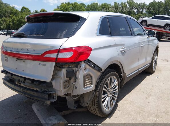 2LMPJ8LR0HBL17873 2017 LINCOLN MKX Silver Задня права чверть
