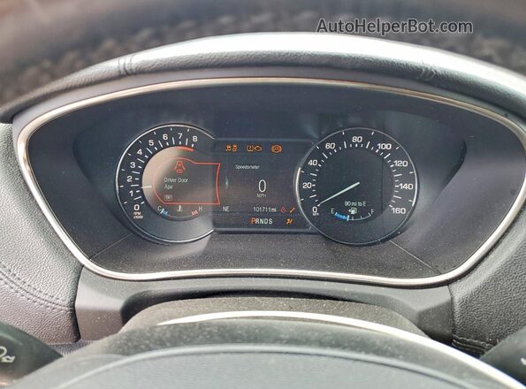 2LMPJ8LR0JBL11545 2018 LINCOLN MKX Blue Вид щитка приладів
