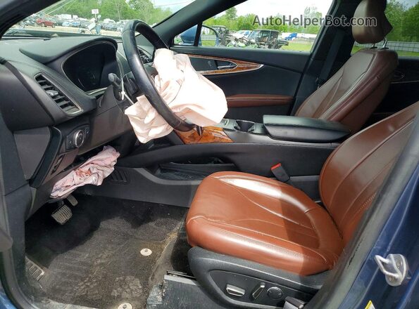 2LMPJ8LR0JBL11545 2018 LINCOLN MKX Blue Вид салону спереду