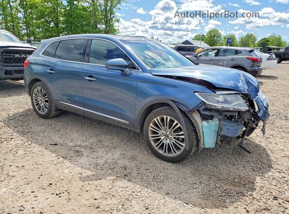 2LMPJ8LR0JBL11545 2018 LINCOLN MKX Blue Передня права чверть