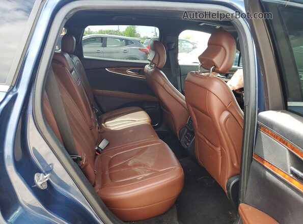 2LMPJ8LR0JBL11545 2018 LINCOLN MKX Blue Вид задньої частини салону