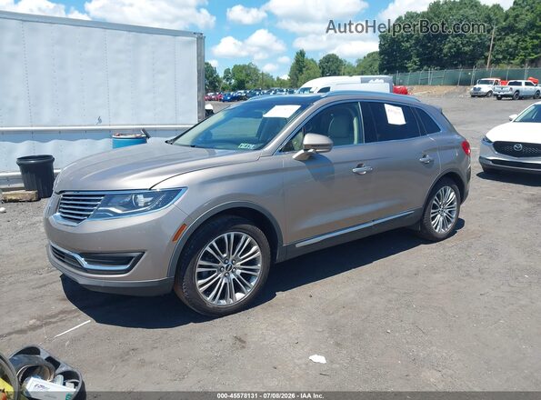 2LMPJ8LR0JBL48630 2018 LINCOLN MKX Gold Front left