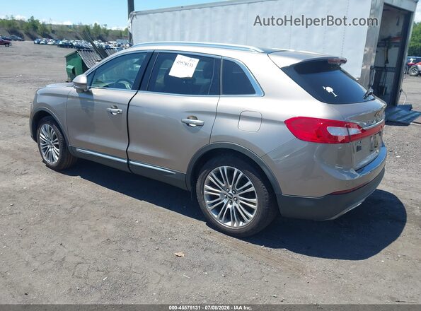 2LMPJ8LR0JBL48630 2018 LINCOLN MKX Gold Rear left