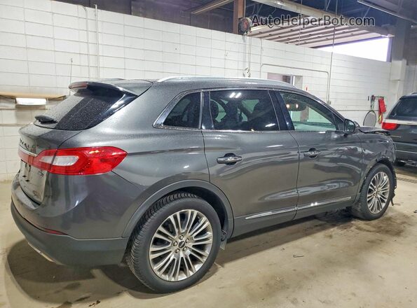 2LMPJ8LR1HBL34794 2017 LINCOLN MKX Серый Задняя правая четверть