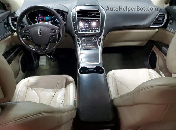 2LMPJ8LR1HBL34794 2017 LINCOLN MKX Серый Вид панели приборов