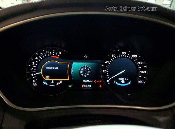 2LMPJ8LR1HBL34794 2017 LINCOLN MKX Серый Вид щитка приборов