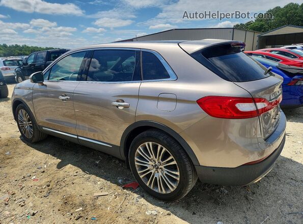 2LMPJ8LR1JBL40116 2018 LINCOLN MKX Beige Rear left