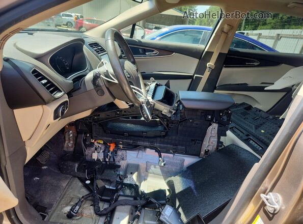 2LMPJ8LR1JBL40116 2018 LINCOLN MKX Beige Front interior view