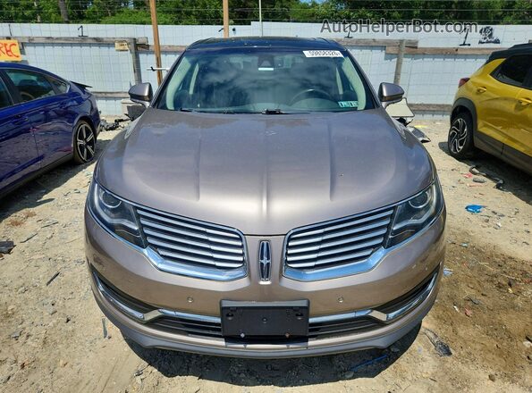 2LMPJ8LR1JBL40116 2018 LINCOLN MKX Beige Front view