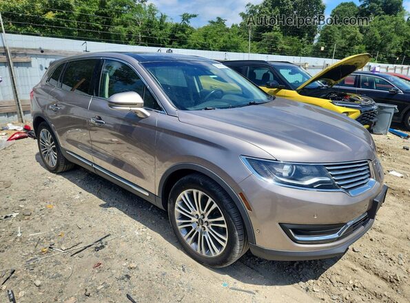 2LMPJ8LR1JBL40116 2018 LINCOLN MKX Beige Front right