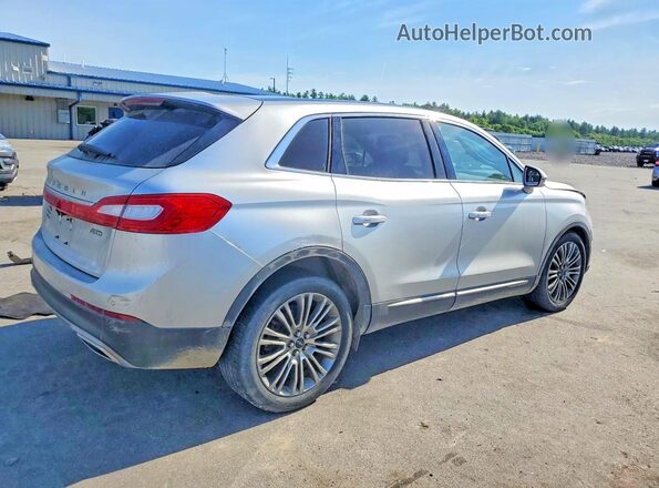 2LMPJ8LR2HBL29085 2017 LINCOLN MKX Silver Rear right