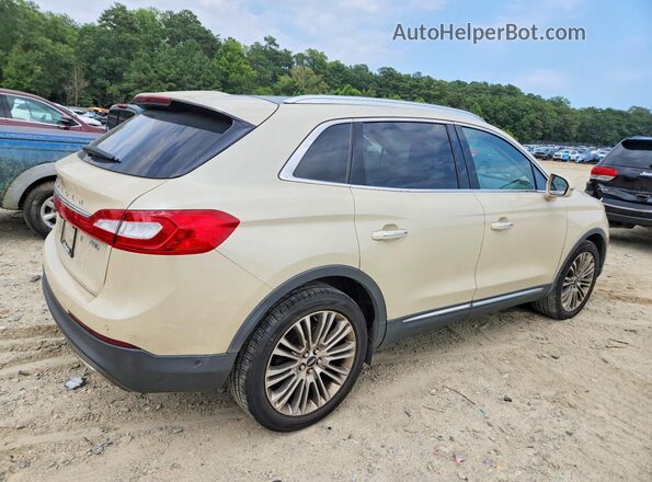 2LMPJ8LR3JBL40179 2018 LINCOLN MKX Cream Tył prawy