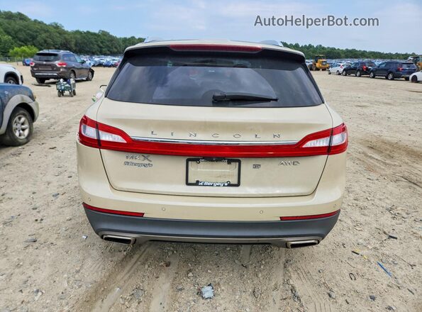 2LMPJ8LR3JBL40179 2018 LINCOLN MKX Cream Widok z tyłu