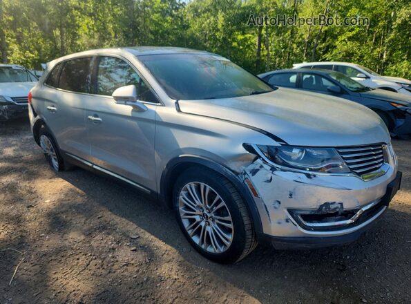 2LMPJ8LR3JBL49108 2018 LINCOLN MKX Серебряный Передняя правая четверть