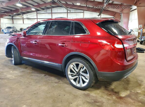 2LMPJ8LR5HBL35110 2017 LINCOLN MKX Red უკანა მარცხენა