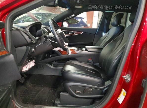 2LMPJ8LR5HBL35110 2017 LINCOLN MKX Red წინა სალონის ხედი
