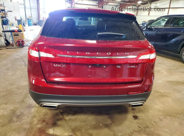 2LMPJ8LR5HBL35110 2017 LINCOLN MKX Red უკანა ხედი