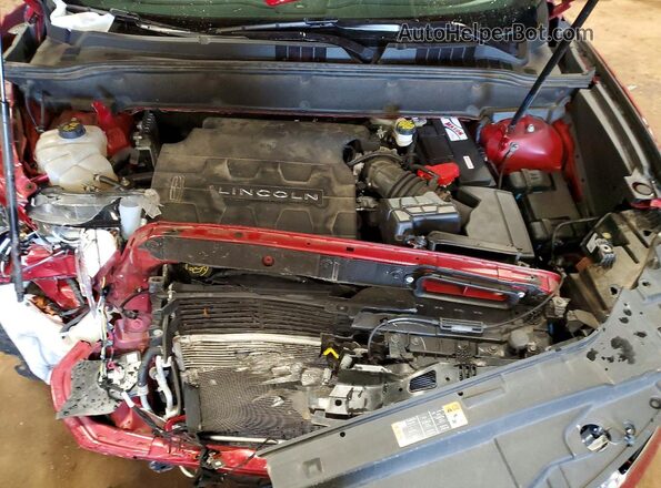 2LMPJ8LR5HBL35110 2017 LINCOLN MKX Red ძრავის განყოფილების ხედი