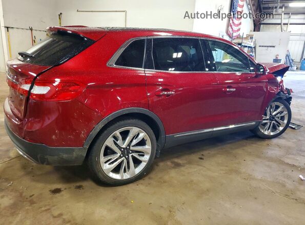 2LMPJ8LR5HBL35110 2017 LINCOLN MKX Red უკანა მარჯვენა
