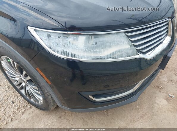 2LMPJ8LR6GBL24521 2016 LINCOLN MKX Black Вид спереду