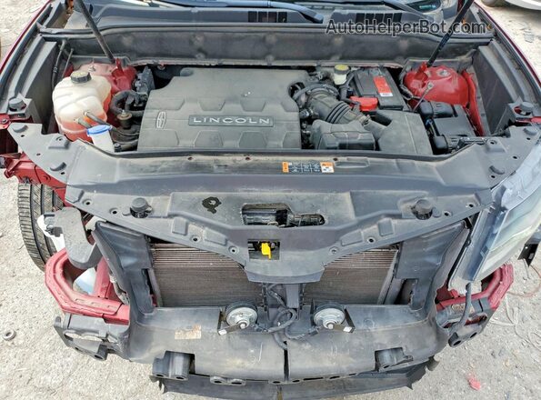 2LMPJ8LR8GBL52160 2016 LINCOLN MKX Red Vista del compartimento del motor