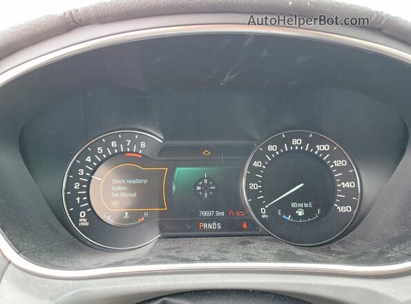 2LMPJ8LR8GBL52160 2016 LINCOLN MKX Red Vista del cuadro de instrumentos