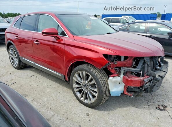 2LMPJ8LR8GBL52160 2016 LINCOLN MKX Red Delantero derecho