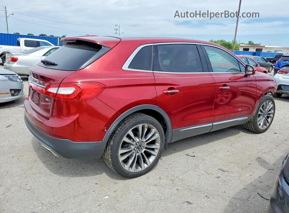 2LMPJ8LR8GBL52160 2016 LINCOLN MKX Red Trasero derecho