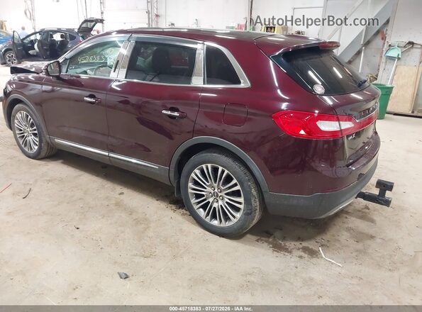 2LMPJ8LR8HBL10525 2017 LINCOLN MKX Red უკანა მარცხენა