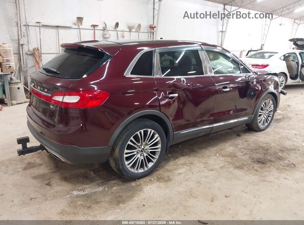 2LMPJ8LR8HBL10525 2017 LINCOLN MKX Red უკანა მარჯვენა