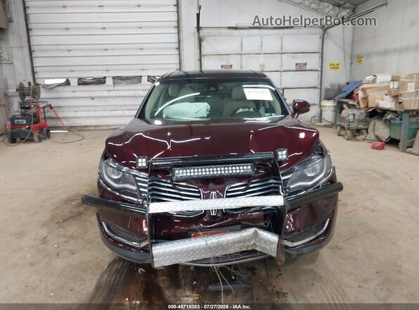 2LMPJ8LR8HBL10525 2017 LINCOLN MKX Red ხელსაწყოთა პანელის ხედი