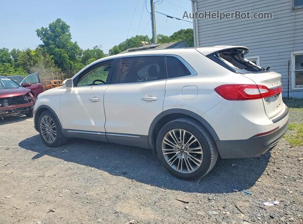 2LMPJ8LR8HBL44030 2017 LINCOLN MKX White უკანა მარცხენა