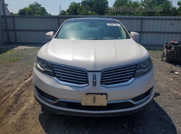2LMPJ8LR8HBL44030 2017 LINCOLN MKX White წინა ხედი
