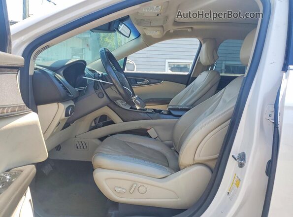 2LMPJ8LR8HBL44030 2017 LINCOLN MKX White წინა სალონის ხედი