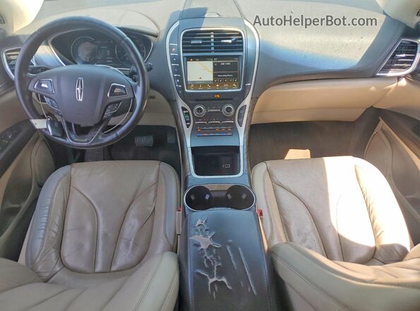 2LMPJ8LR8HBL44030 2017 LINCOLN MKX White წინა პანელის ხედი