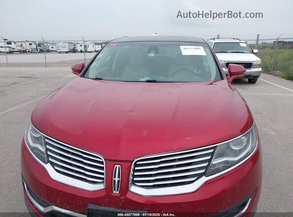 2LMPJ8LR8HBL51110 2017 LINCOLN MKX Red Դիմացի տեսք