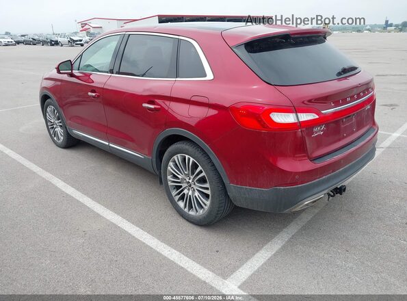 2LMPJ8LR8HBL51110 2017 LINCOLN MKX Red Հետևի ձախ